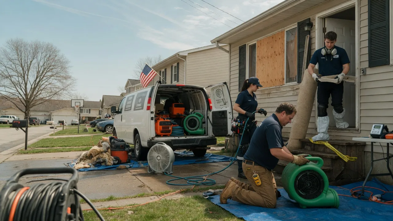 Water Damage Restoration in Walcott, IA near me
